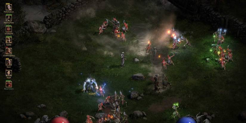 Diablo 2 Resurrected Farming With A Large Party