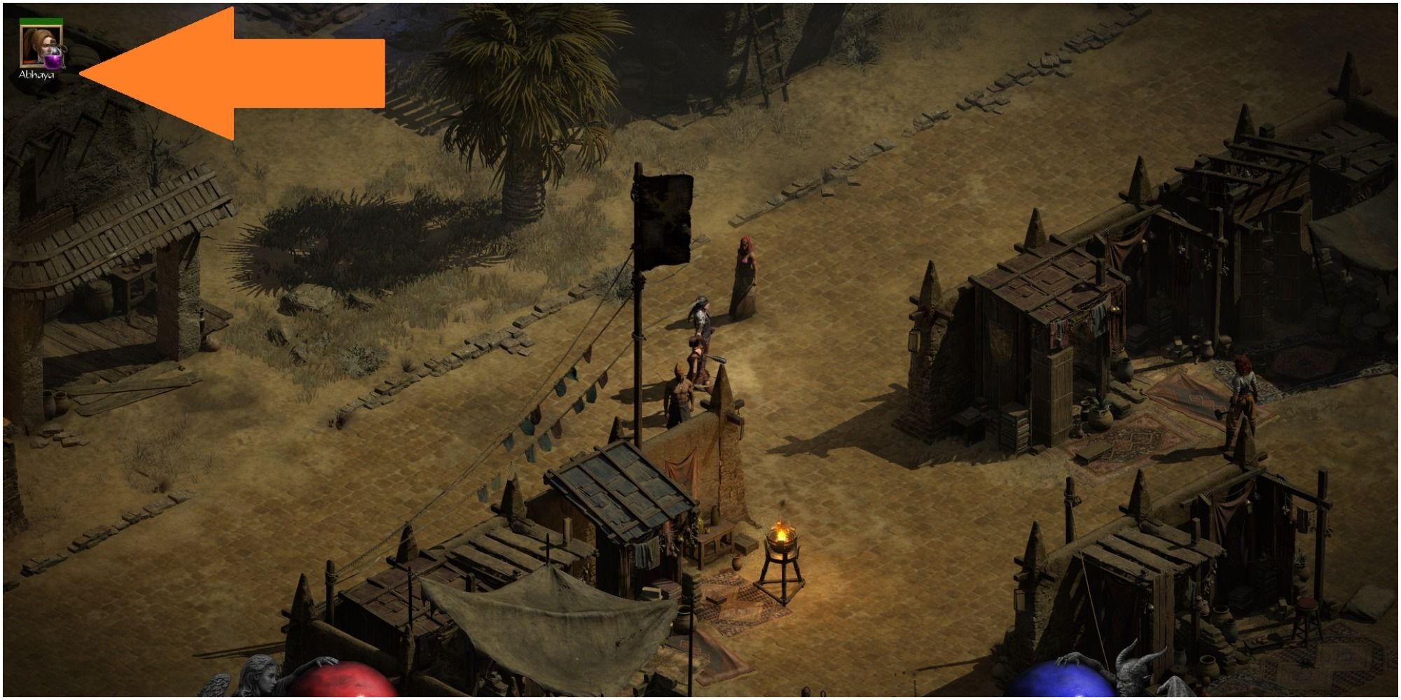Diablo 2 Resurrected Dragging A Rejuvenation Potion Over The Mercenary