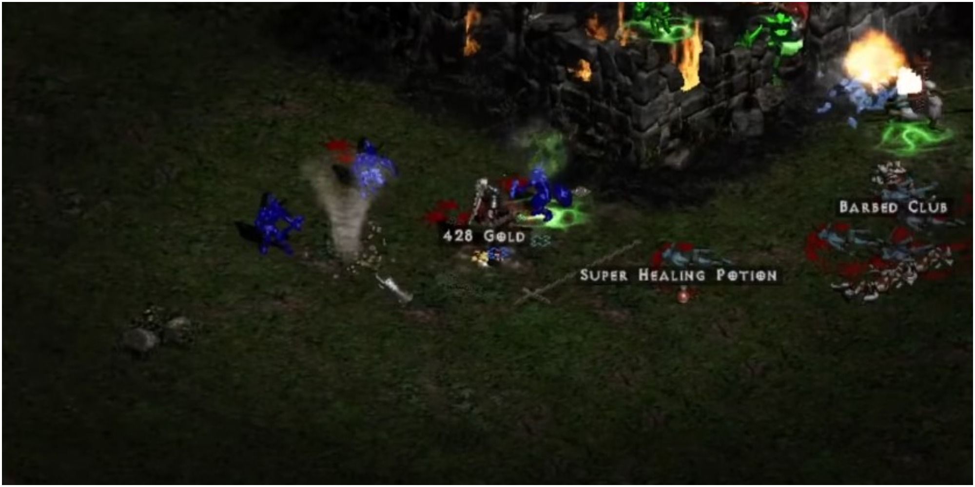 Diablo 2 Resurrected Hitting A Frozen Enemy With An Assassin