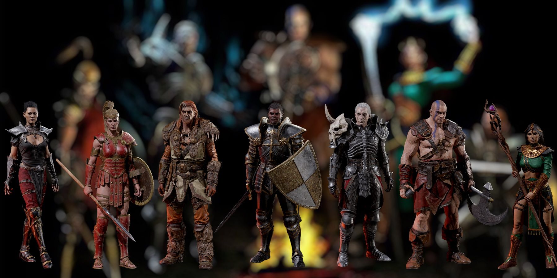 Diablo 2 Resurrected new character class models