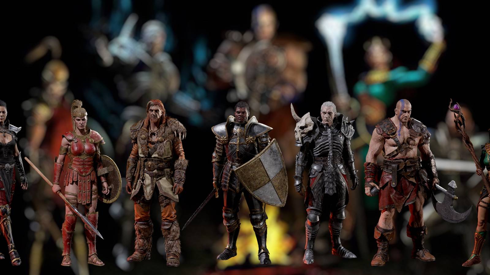 Diablo 2 Resurrected new character class models