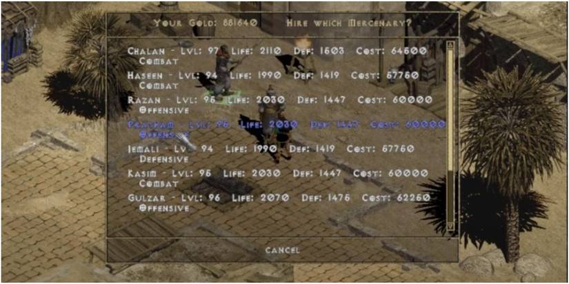Diablo 2 Resurrected Looking At The Varieties Of The Act 2 Mercenary