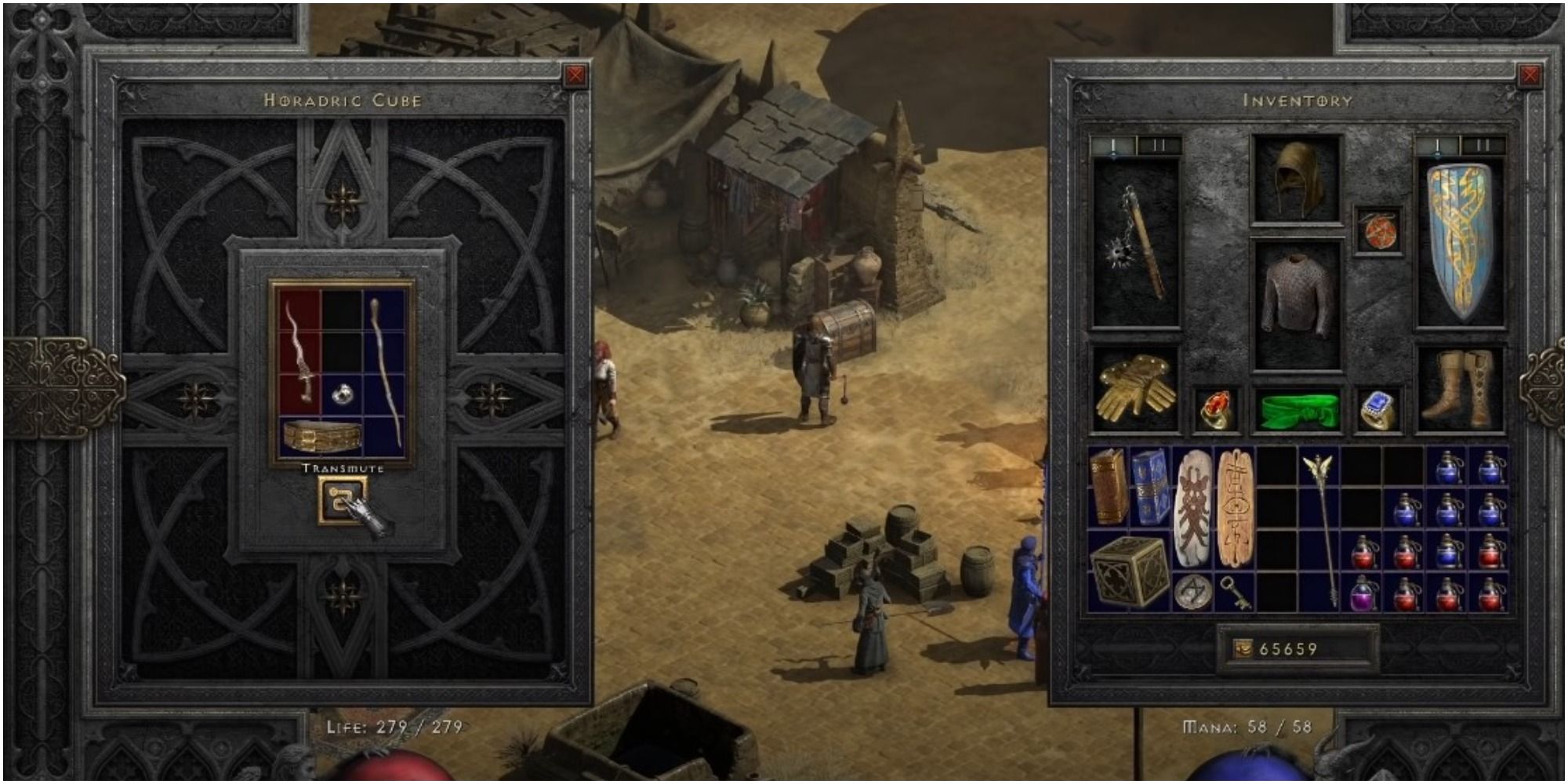 Diablo 2 Resurrected Using The Horadric Cube Early In The Game