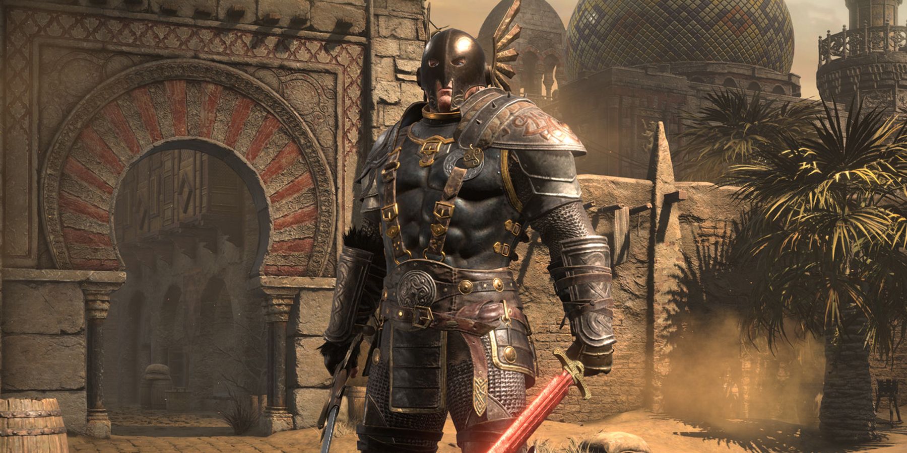 Diablo 2 Resurrected armored barbarian