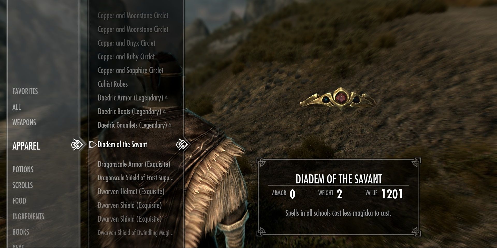 Skyrim All Unique Circlets And Where To Find Them