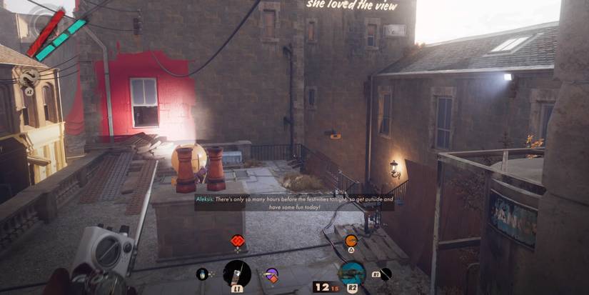 Districting guards with a bottle deathloop