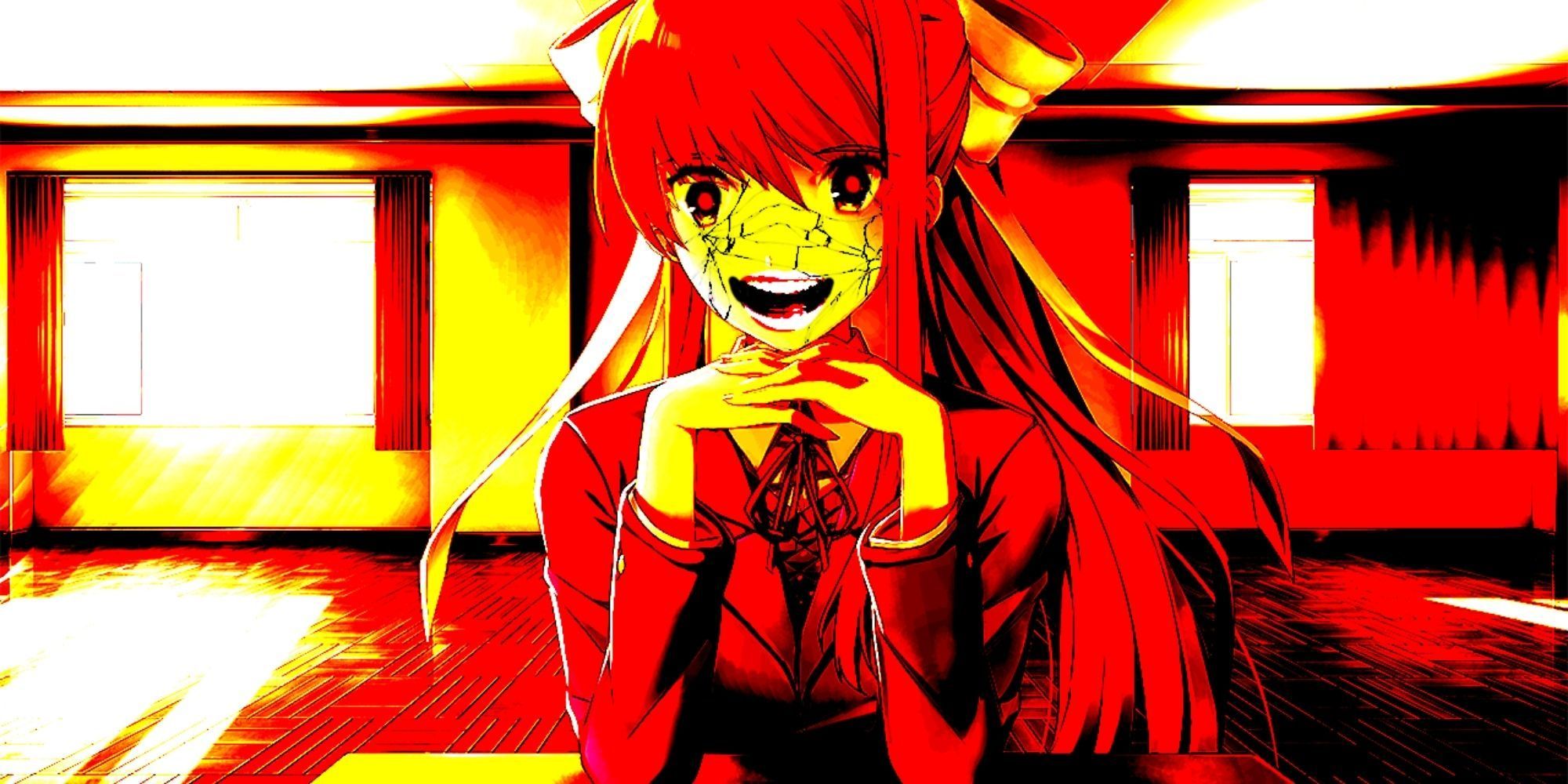 Doki-Doki-Literature-Club-Plus,-Monikas-Talk-Jump-Scare