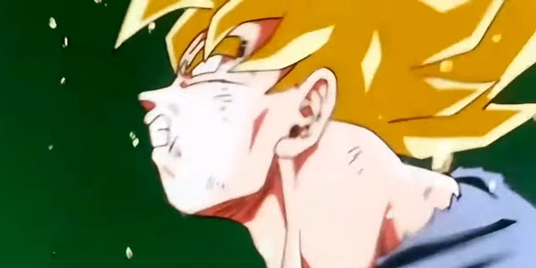 Dragon Ball Goku Turns Into A Super Saiyan