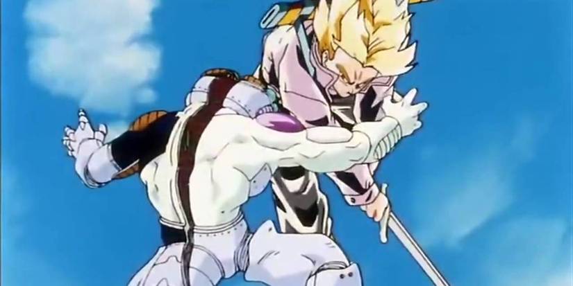 Dragon Ball Z Future Trunks VS Frieza