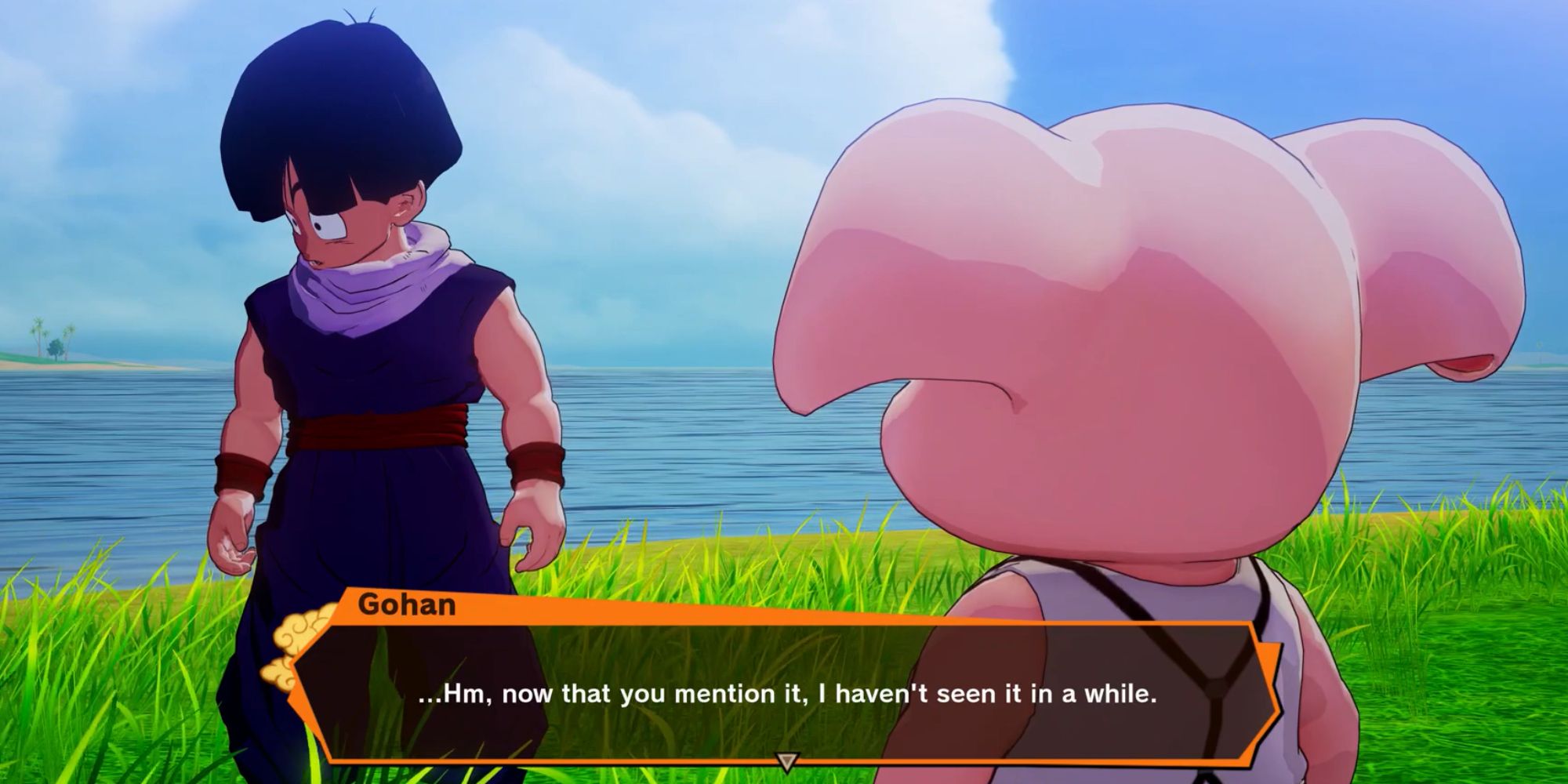Dragon Ball Z Kakarot Screenshot Of Gohan Looking For Tail