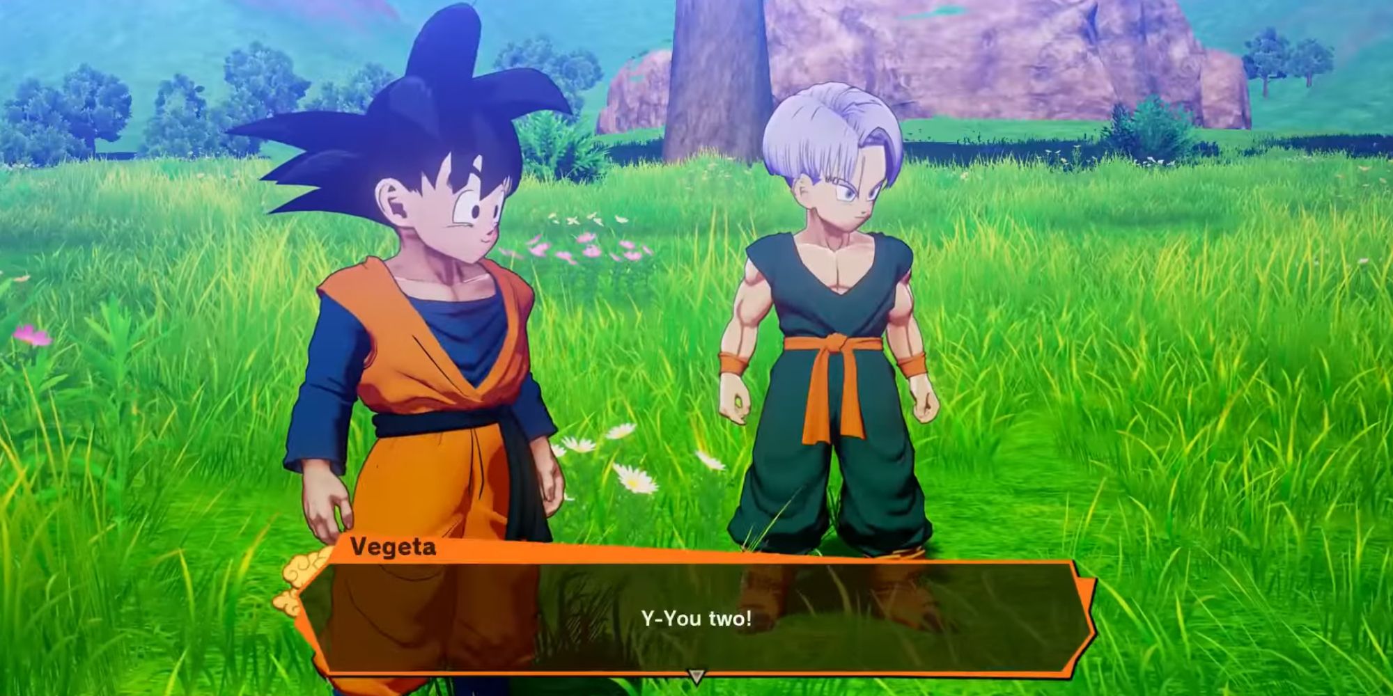 Dragon Ball Z Kakarot Screenshot Of Goten And Trunks
