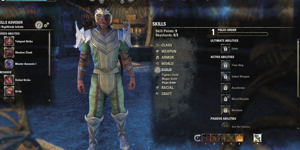 ESO Changes Since Launch Psijic Order Skill Line