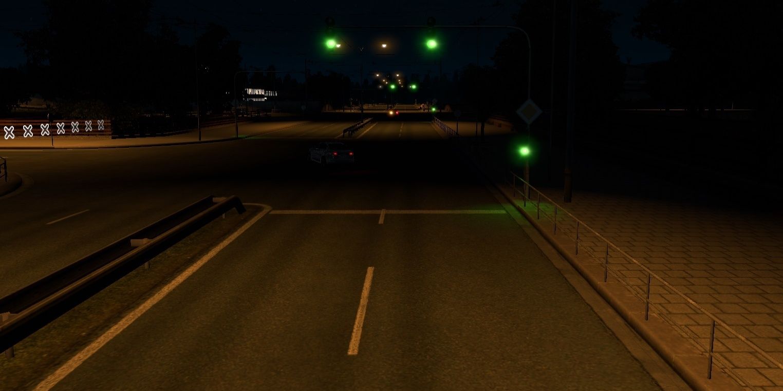 City Lighting mod in Euro Truck Simulator 2