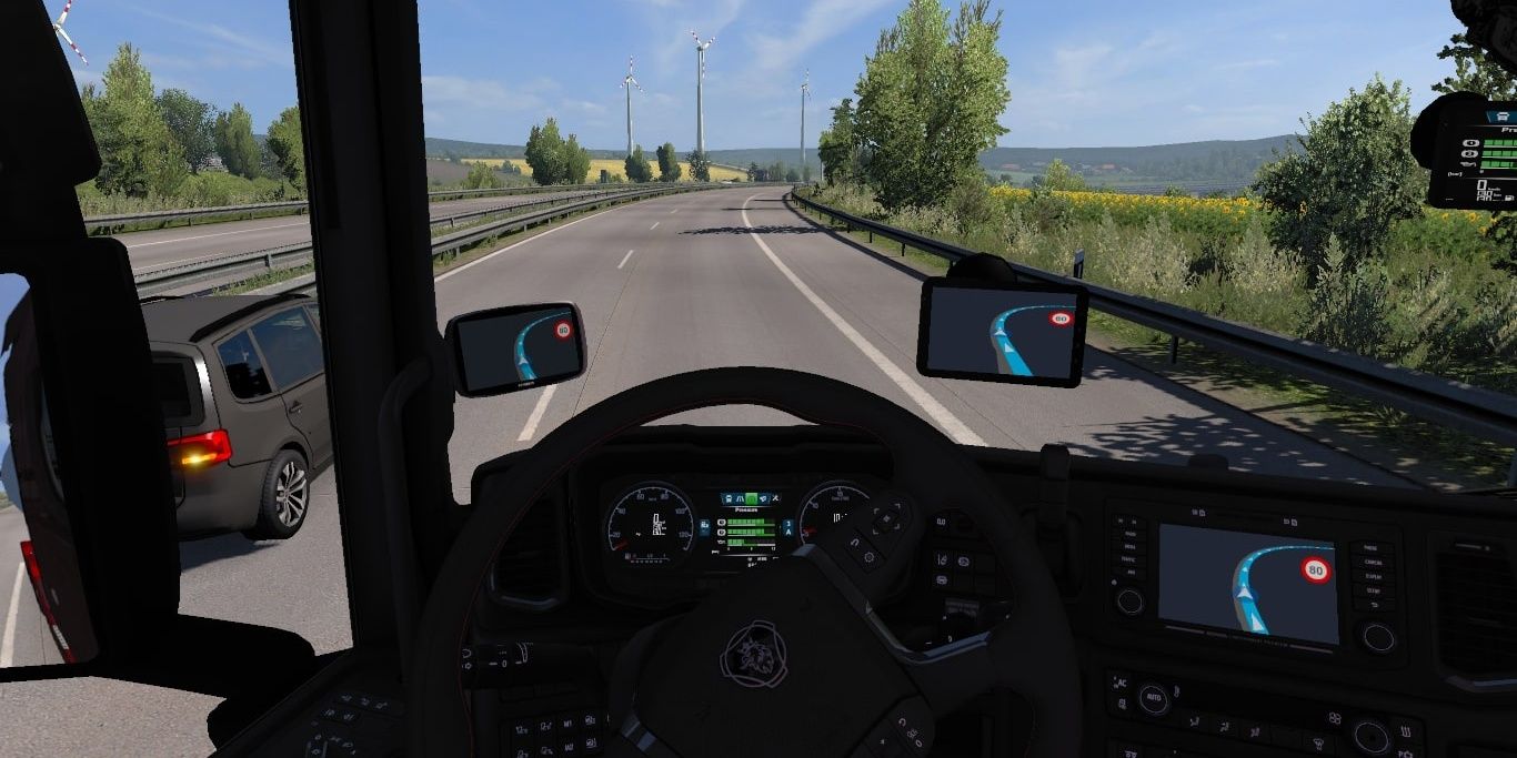 Google Map Navigation mod in Euro Truck Simulator 2