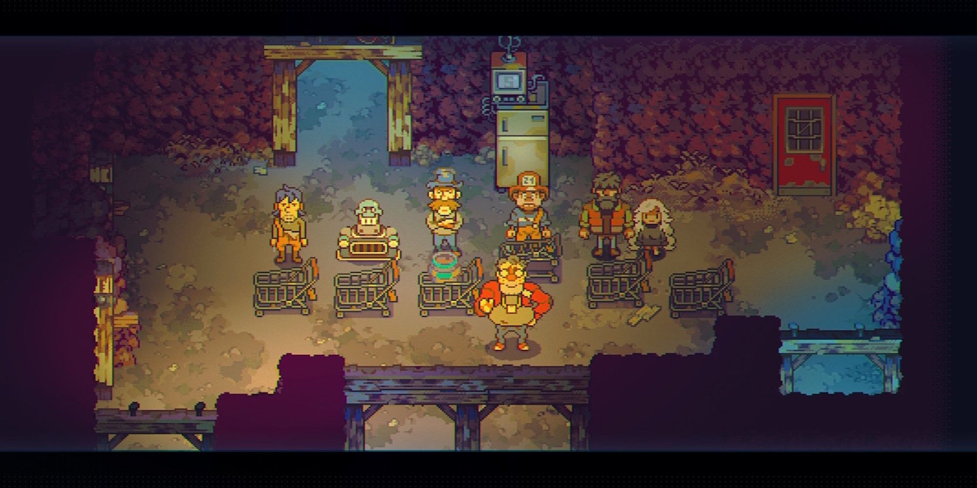 A cutscene featuring characters from Eastward