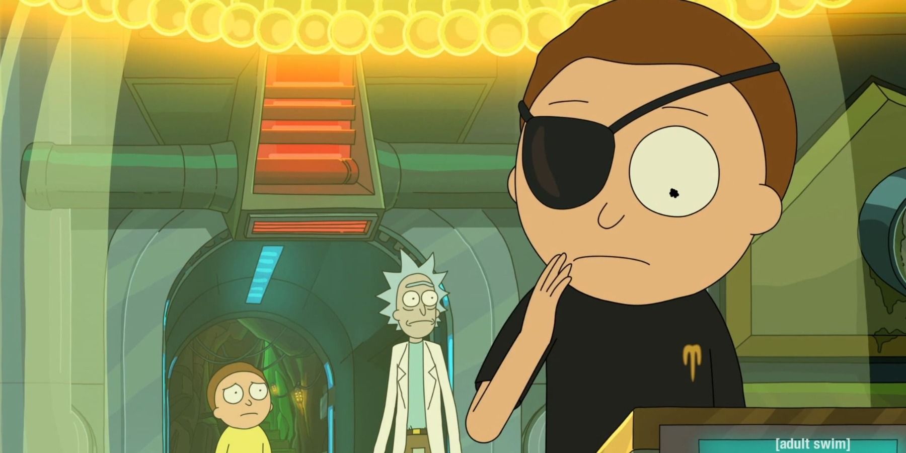 Evil Morty in season 5 finale in Rick and Morty