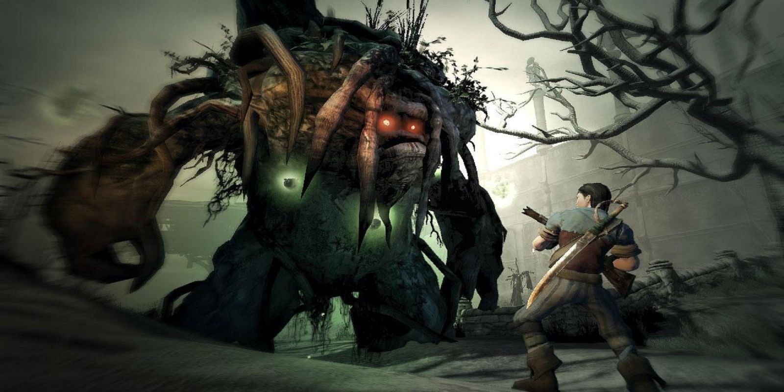 Fable 2 Player Faces a Monster