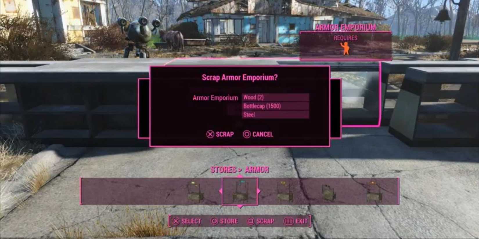 Resource Duplication Glitch Message In Fallout 4 