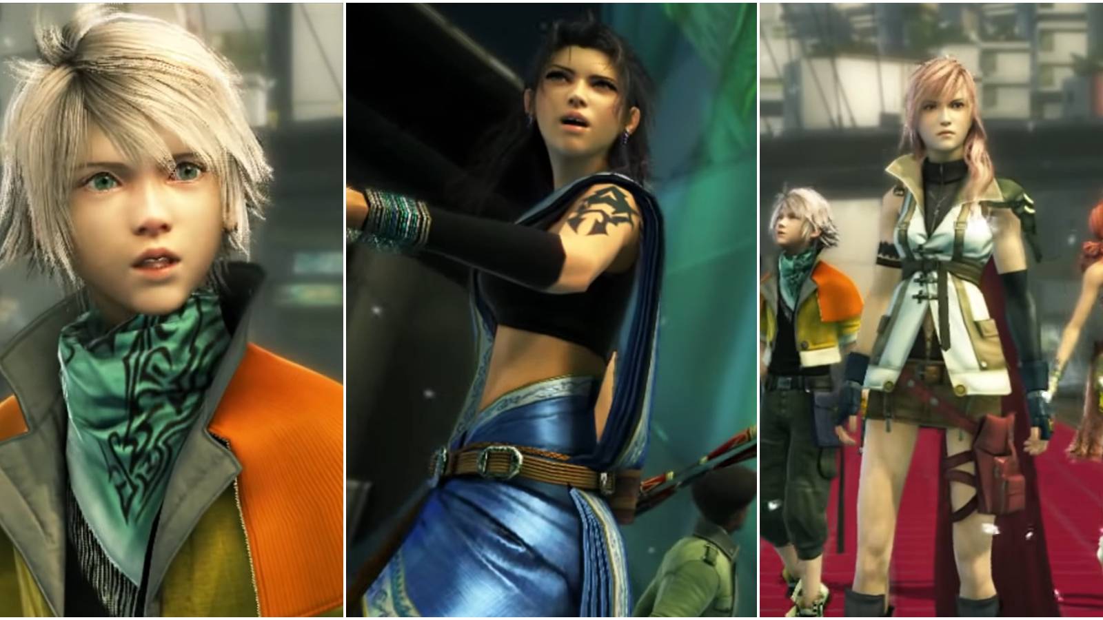 Hope Estheim Oerba Yun Fang Lightning Claire Farron Oerba Dia Vanille Final Fantasy XIII 13