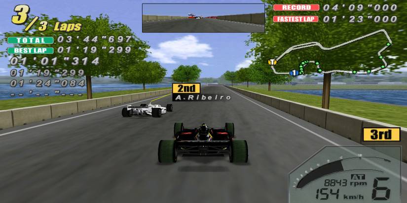 Flag To Flag Gameplay From The Sega Dreamcast