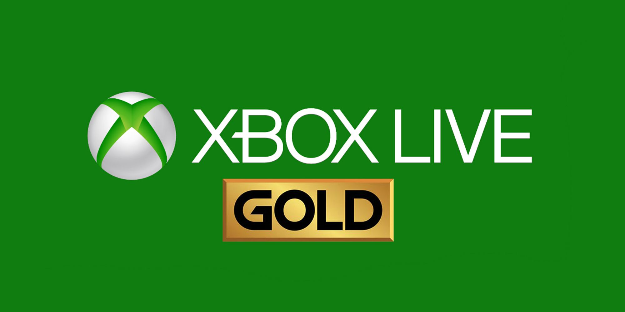 Flat Green Image With The Xbox Live Gold Logo