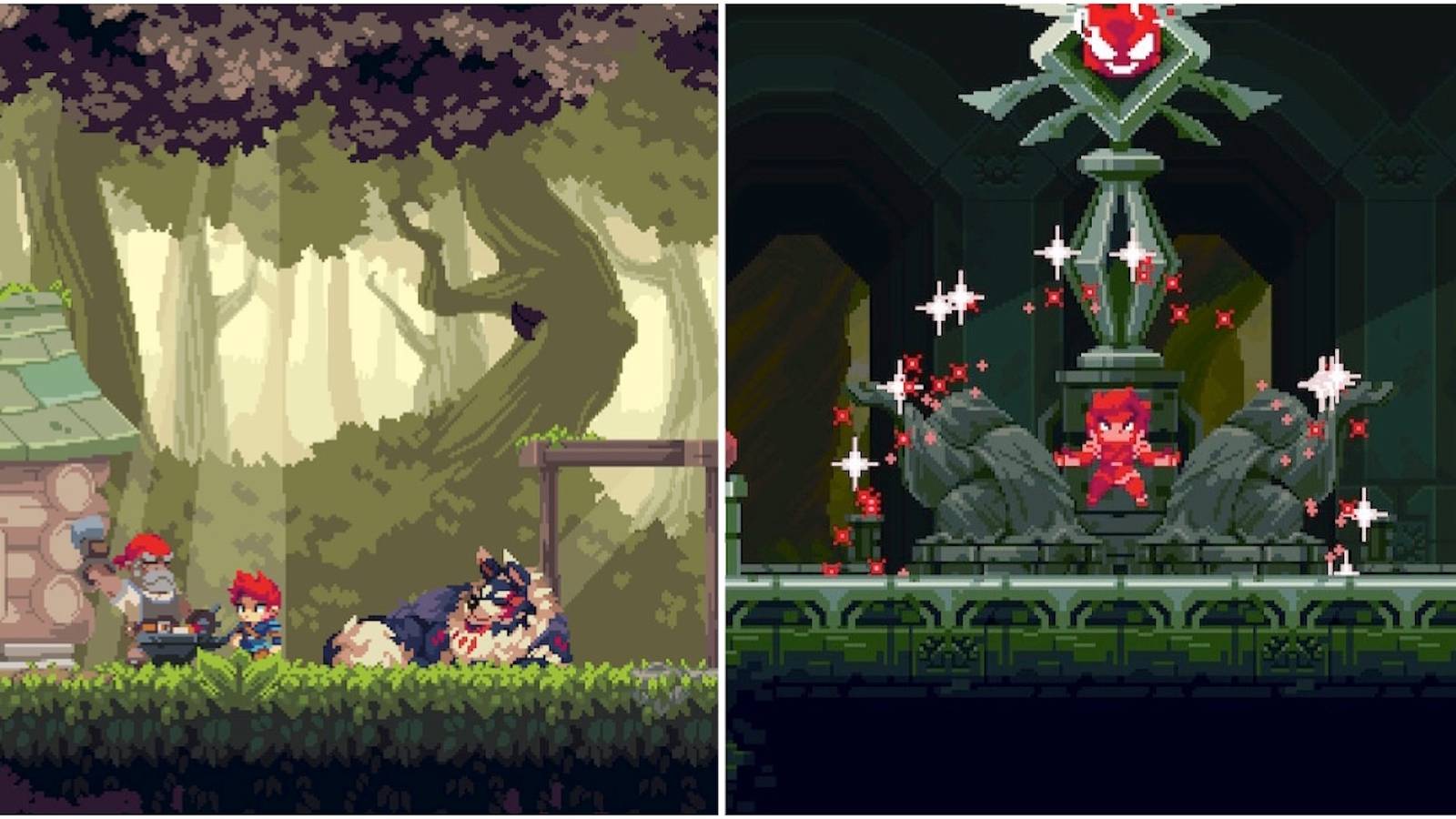 Exploring the world and fighting enemies from Flynn: Son of Crimson 