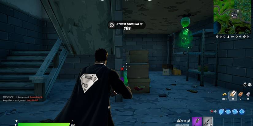 Fortnite durrr burger season 7 invasion shadow style superman