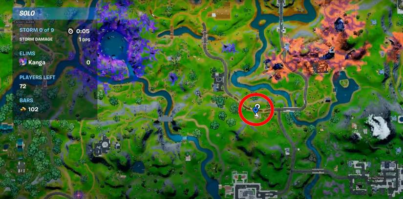 Fortnite The Brat NPC Location