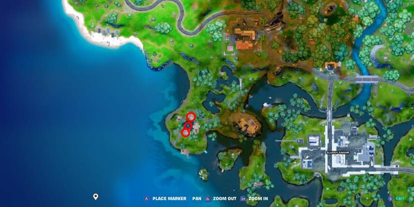Fortnite Ghoulish Green toona fish paint bottle locations season 8