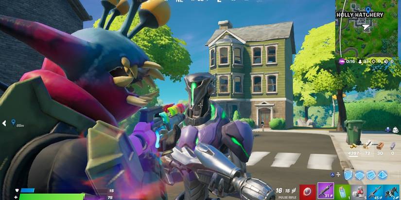 Fortnite alien tresspasser parasite on head master chief