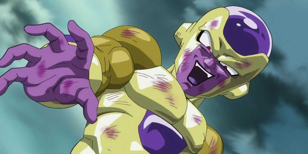 Frieza in Dragon Ball Z: Resurrection Golden Frieza laughs as he prepares to destroy Earth in Dragon Ball Z Resurrection F