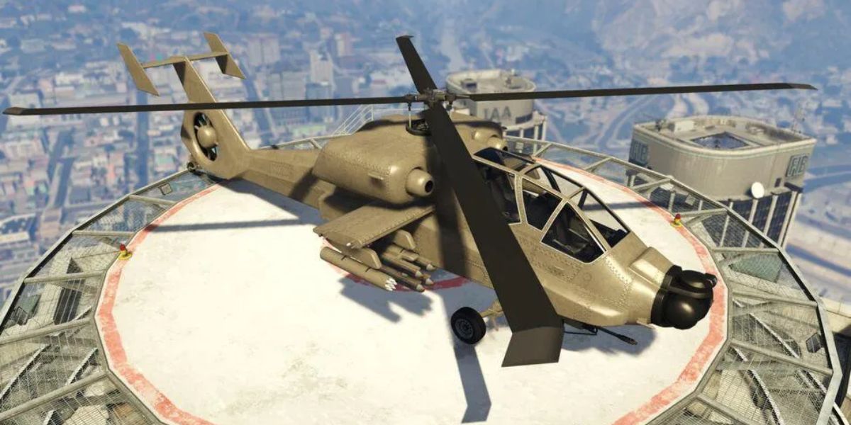 GTA Online Most Expensive Items FH-1 Hunter Helicopter