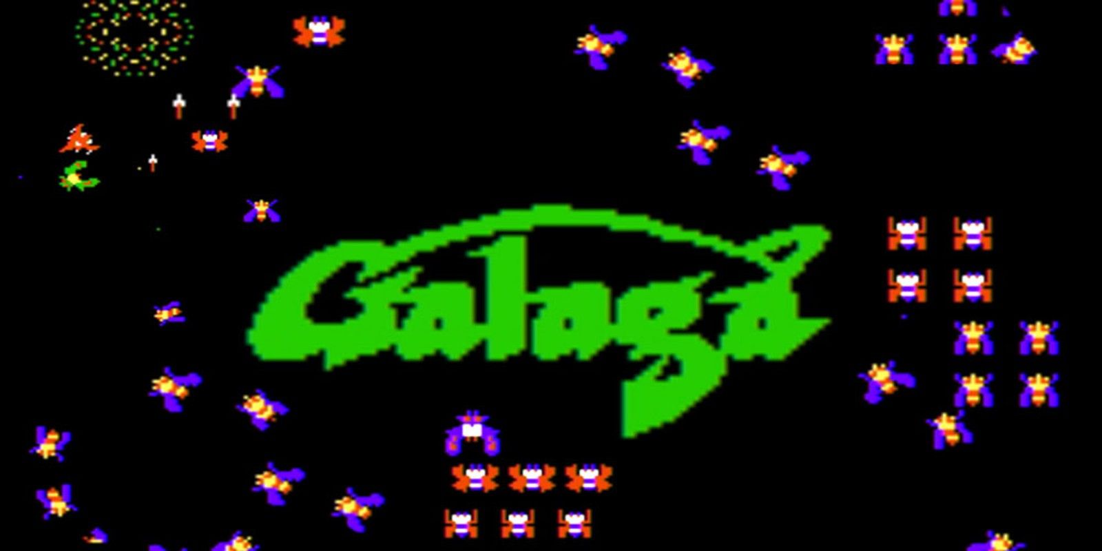 Galaga Title Screen