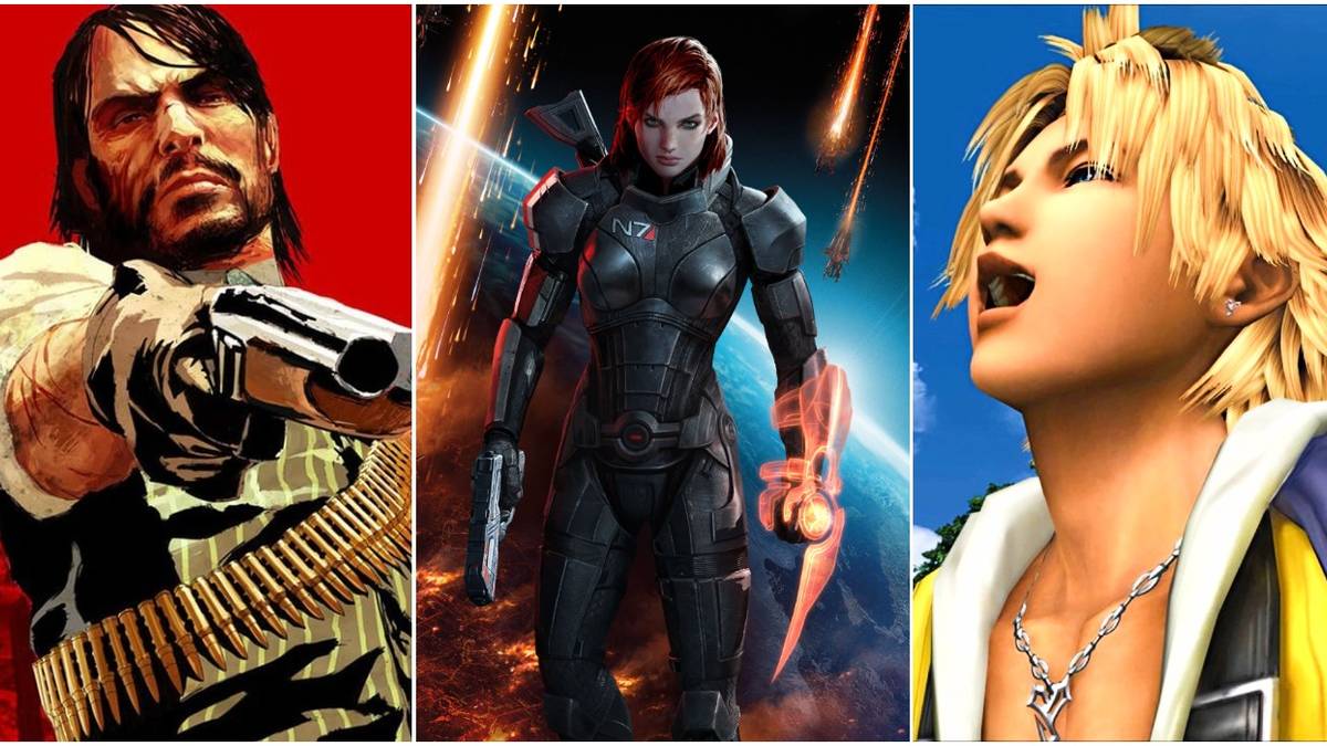 Red Dead Redemption, Mass Effect, Final Fanasy