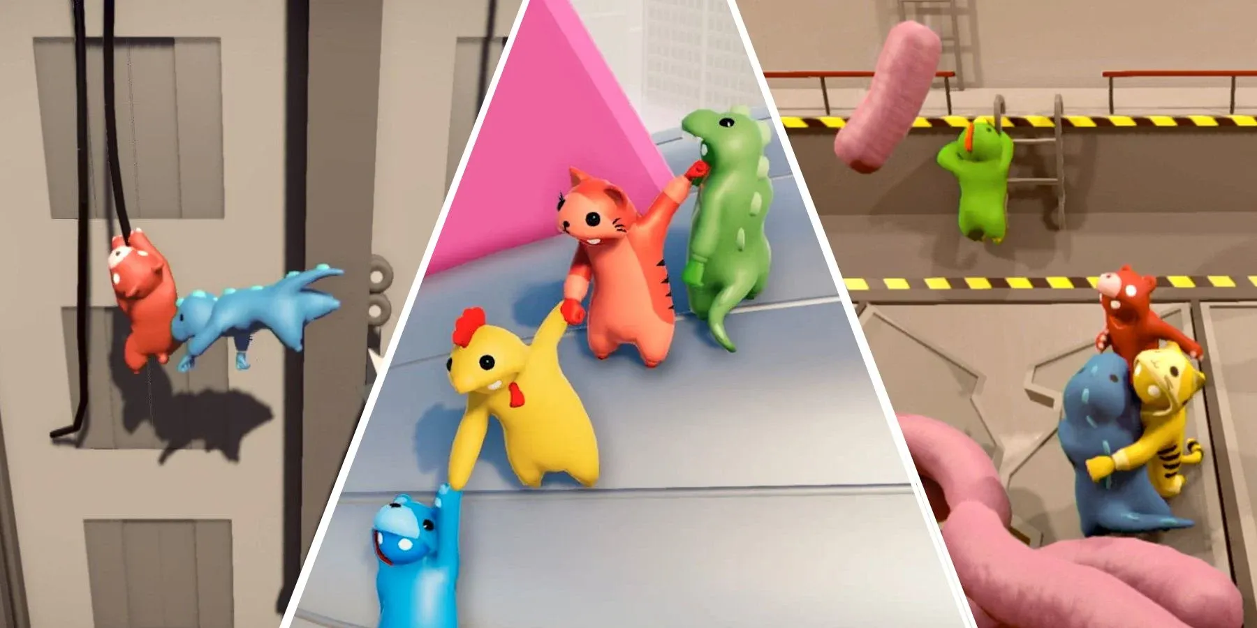 the controls for gang beasts on xbox one how do you raise your arms
