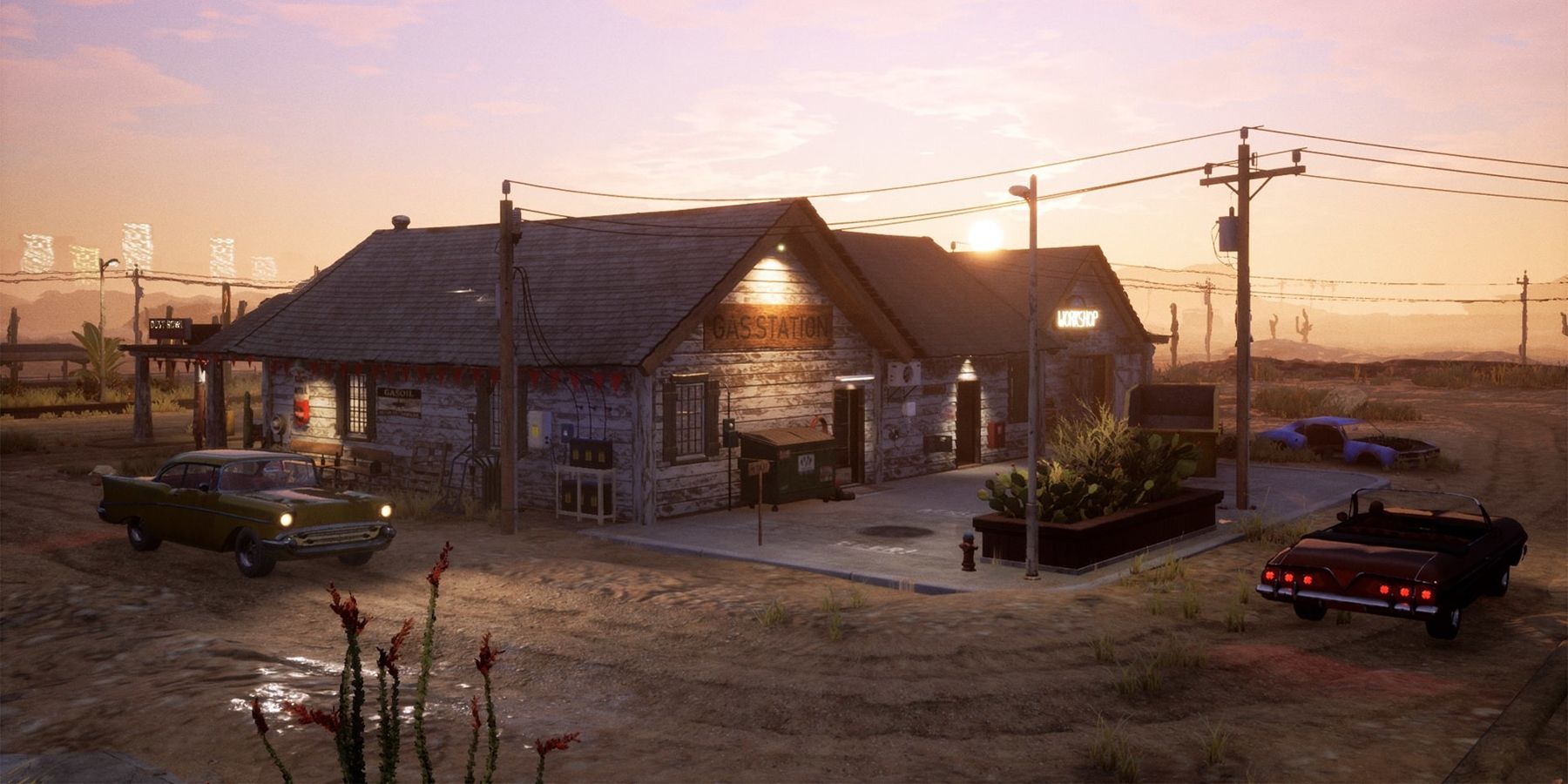 Gas Station Simulator Dust Bowl exterior