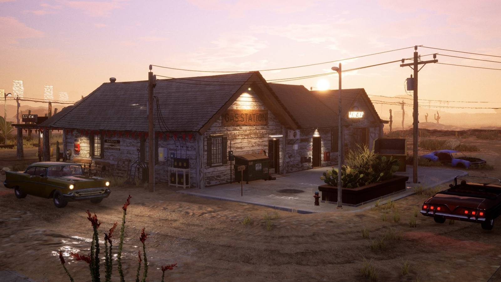 Gas Station Simulator Dust Bowl exterior