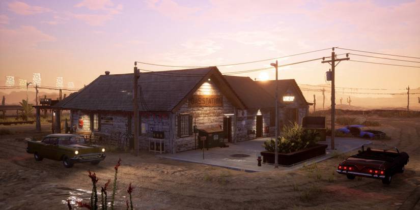 Gas Station Simulator Dust Bowl station exterior