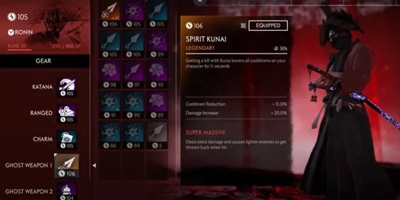 Ghost of Tsushima Legends Spirit Kunai