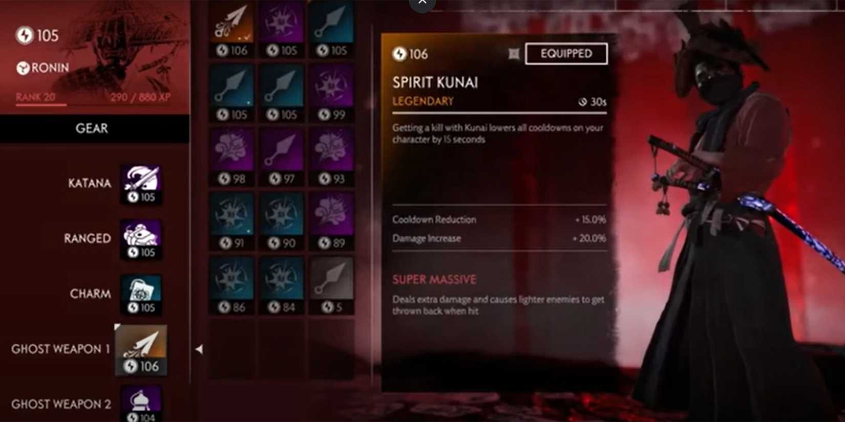 Ghost of Tsushima Legends Spirit Kunai