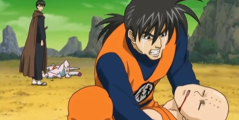 Hijikata in a Dragon Ball Z parody