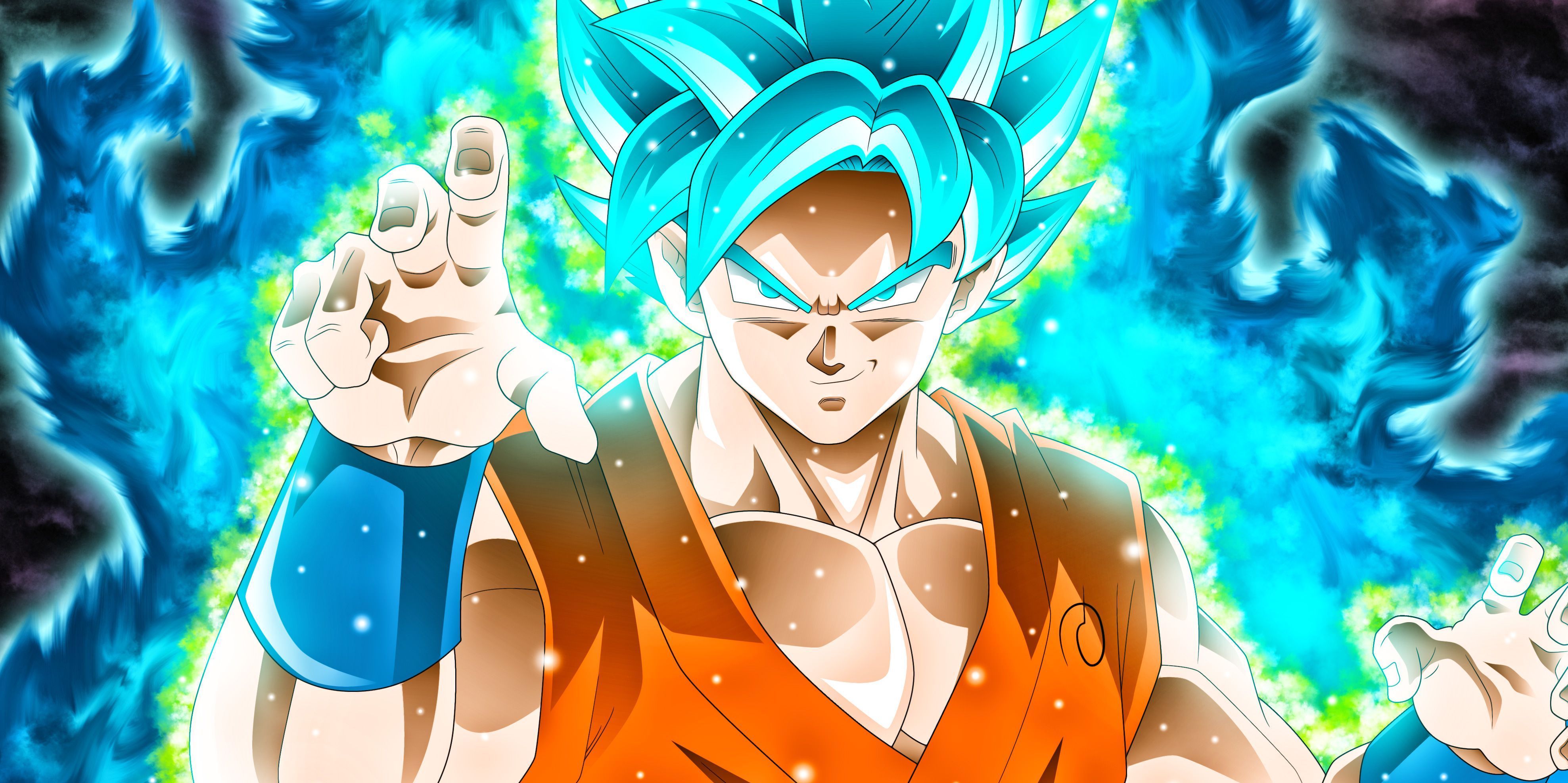 Goku Verwandelt Sich In Super-Saiyajin Dragon Ball Super