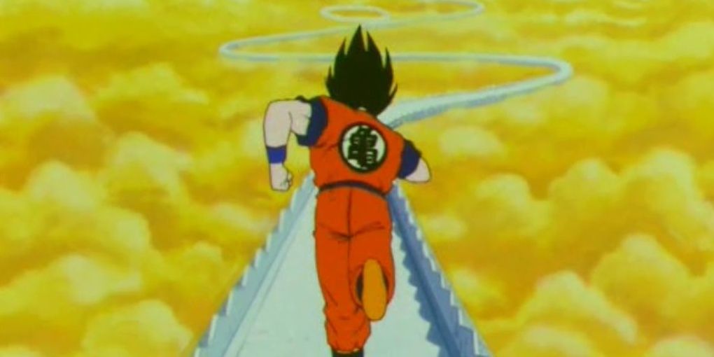 Goku on Snake Way in Dragon Ball Z