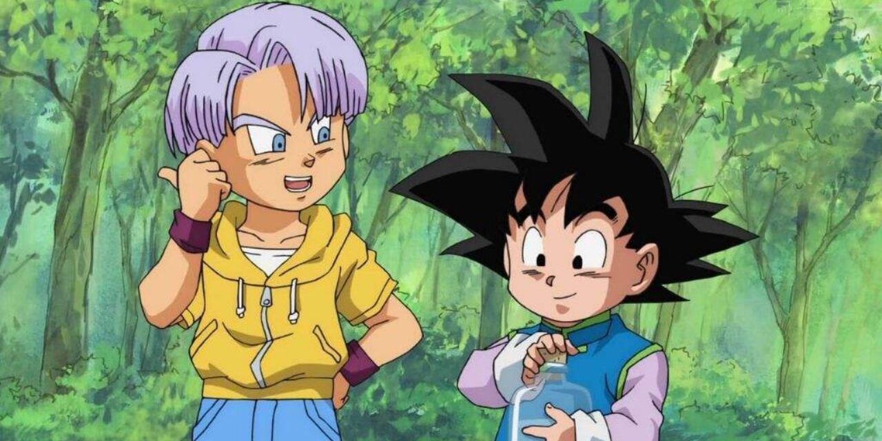 Goten and Trunks in the forest Dragon Ball Super 