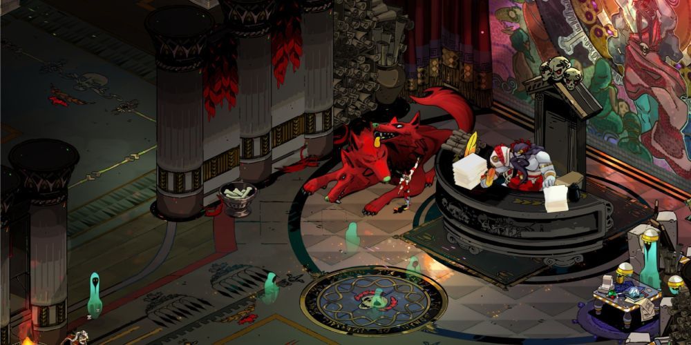 Players Of Hades Can Pet Cerebus In Between Their Frequent Deaths