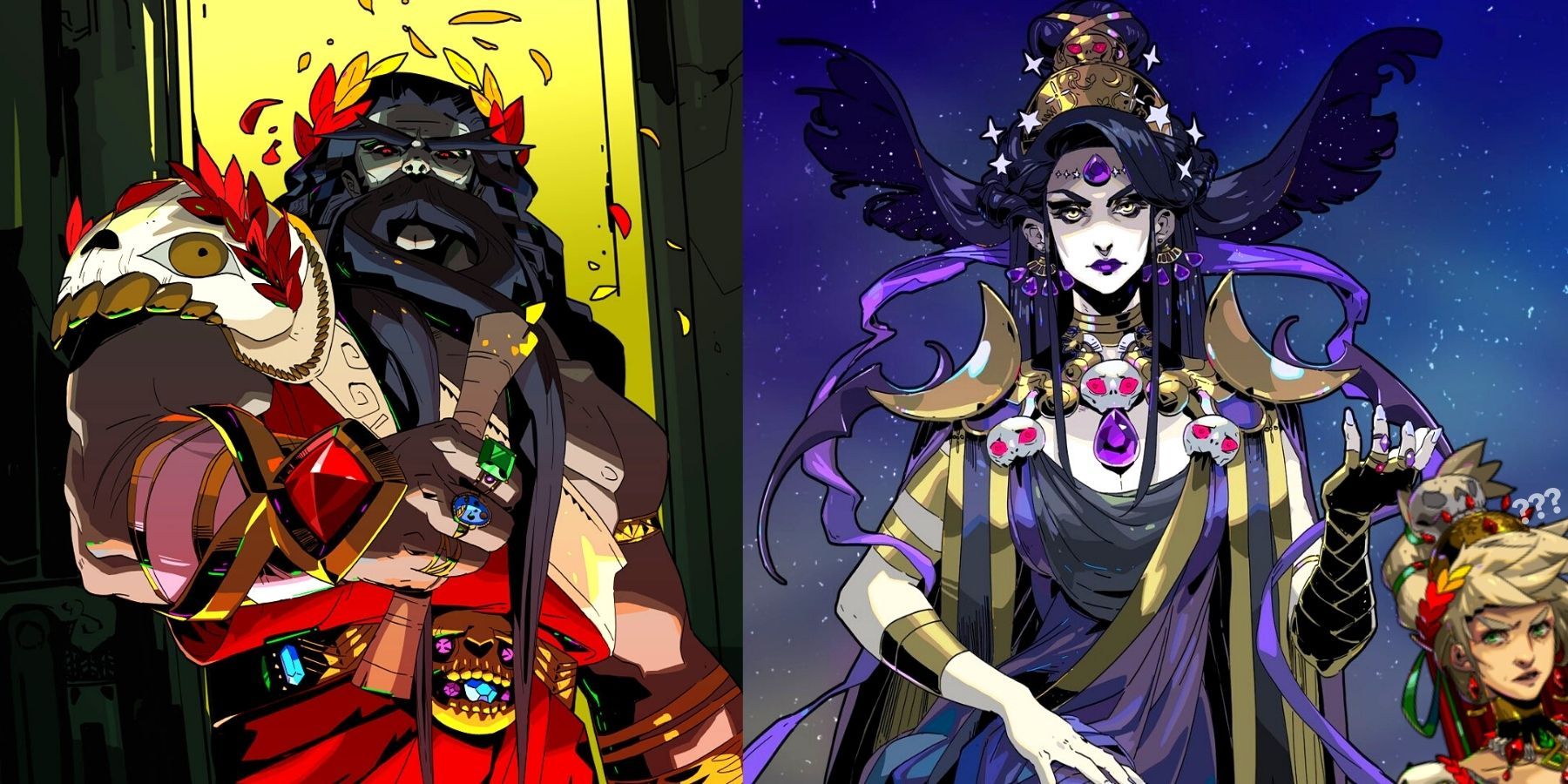 Hades Game Hades Nyx And Persephone Split Image