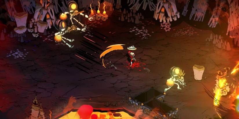 Zagreus Battles Undead Hordes In Hades