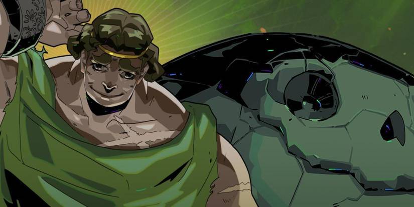 Hades Sisyphus and Bouldy splash art