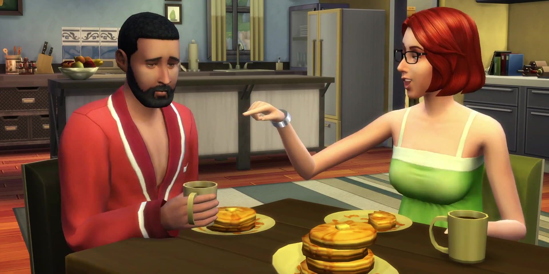 Sims Eating Breakfast From The Sims 4