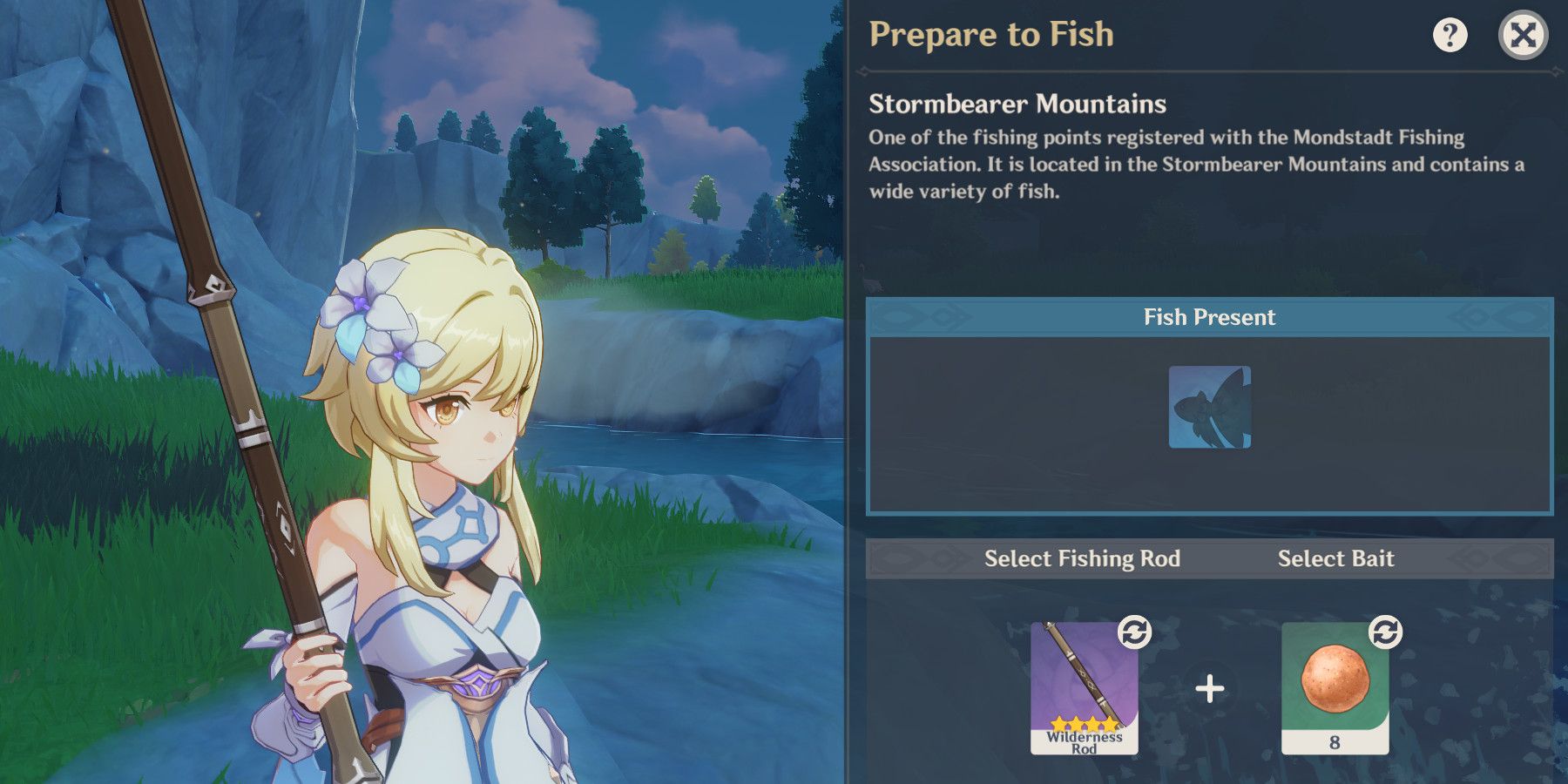 Genshin Impact How to Fish in Update 21